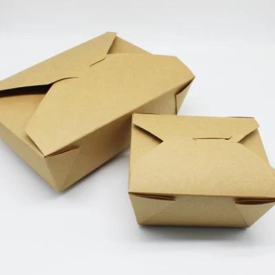 Embalagem de fast food de papel biodegradável e compostável